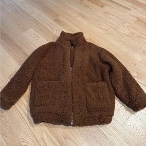 Cozy Brown Juniors Jacket